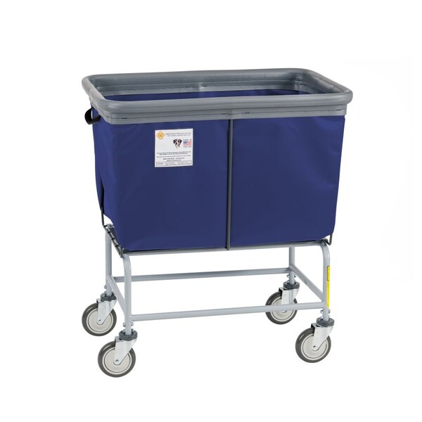 Elevated Basket Truck, Vinyl, Bumper, 6 Bushel, Navy